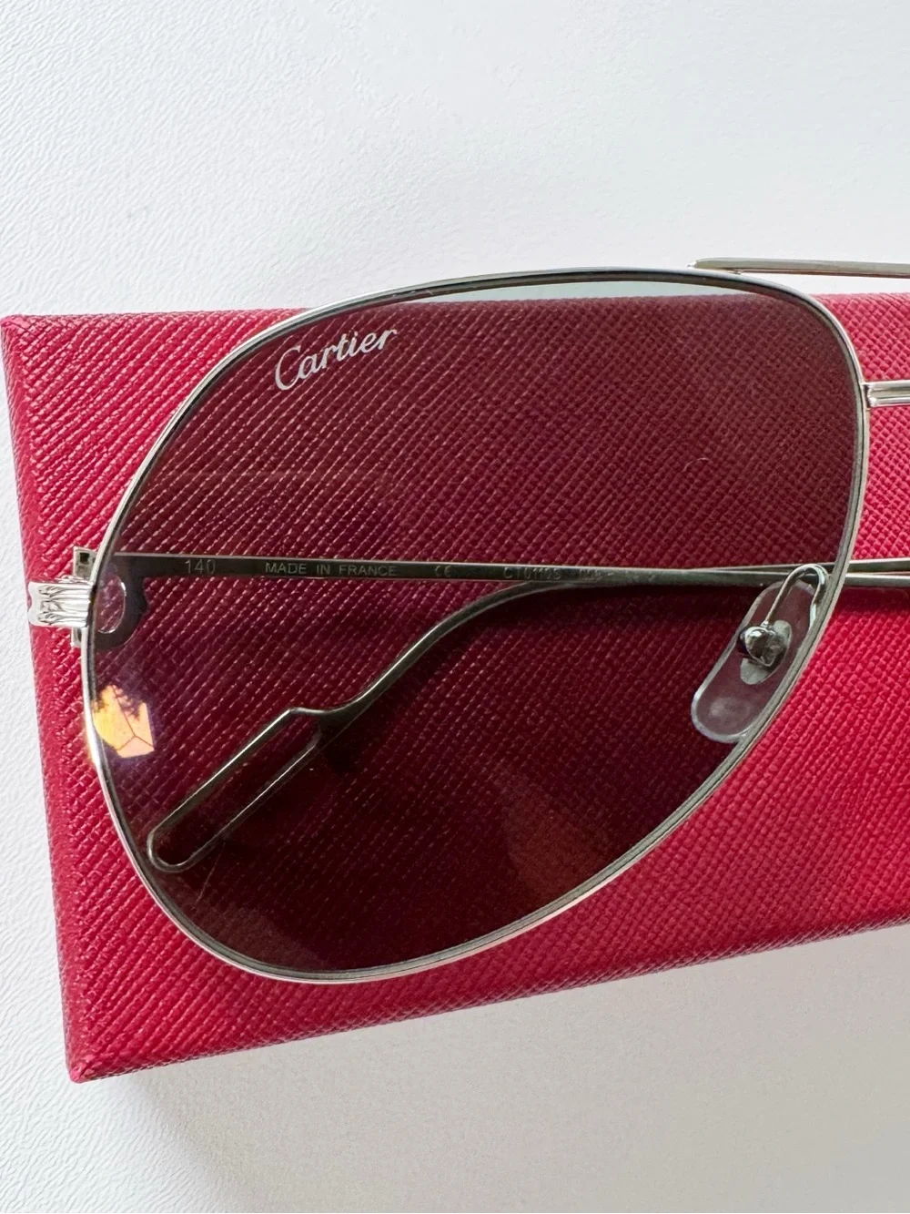 Cartier Premiere de Grey Pilot Unisex Sunglasses CT0110S | NWT